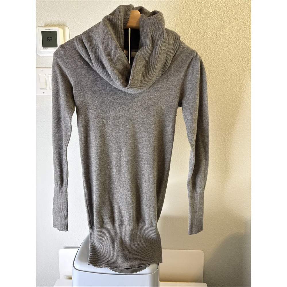 Debut Women's Turtleneck Sweater Gray Size L‎